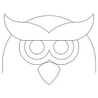animal clamshell owl 001